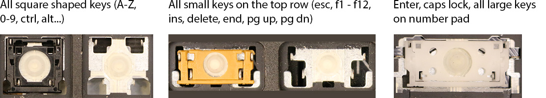 Retainer clip style — Part H37A