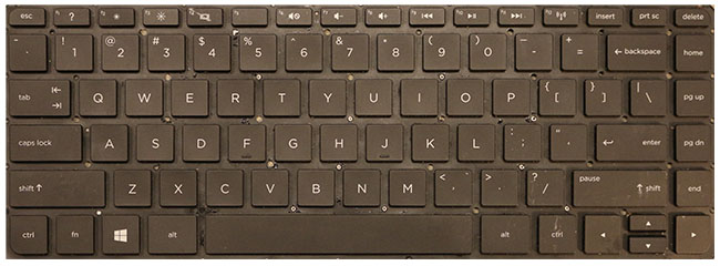 Black keyboard style