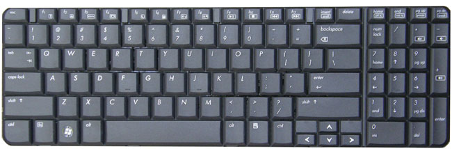 Matte Black keyboard style