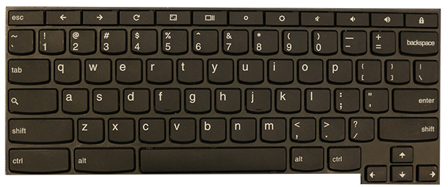 Chromebook keyboard style