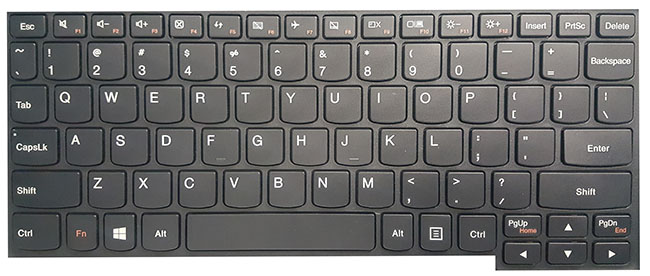 Windows keyboard style
