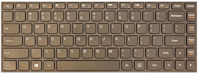 Keyboard layout