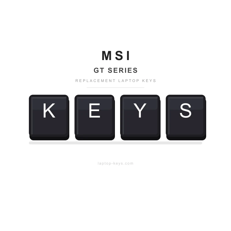 Fix a Broken MSI GT Series GT62VR Dominator Key — OEM Repair Kit from $9.95
