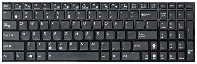 Chicklet Style keyboard